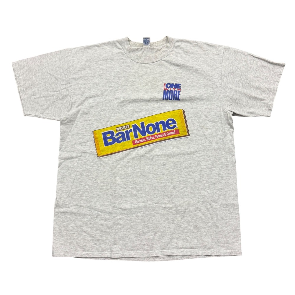 Vintage 1992 Hershey's Bar None Chocolate Candy Promo T-Shirt Tee 2XL